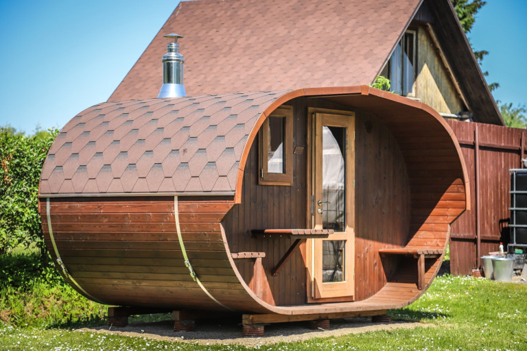 Ovale Sauna 3,5 m